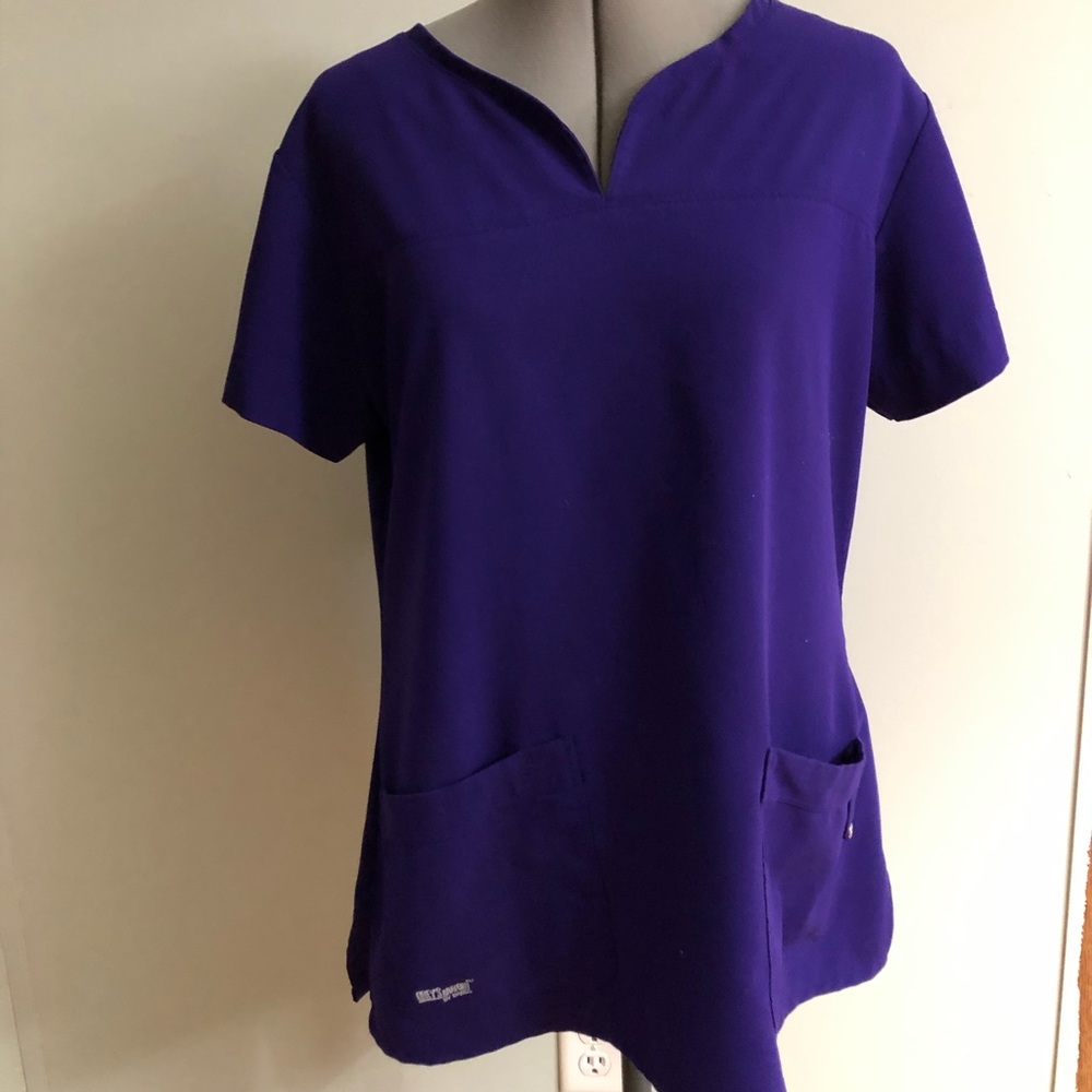 Grey’s Anatomy Purple Scrub Top by Barco